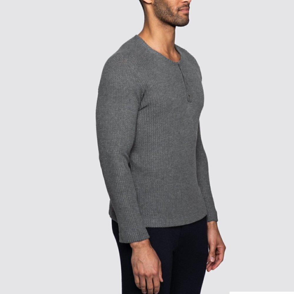WIND River Heritage Grey Waffle Top XL